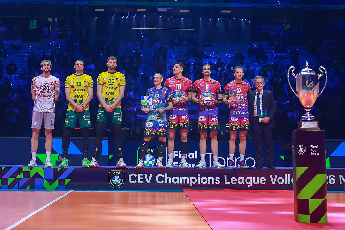 Perugia zdominowała drużynę marzeń Ligi Mistrzów. Colaci MVP, Polacy wśród wyróżnionych